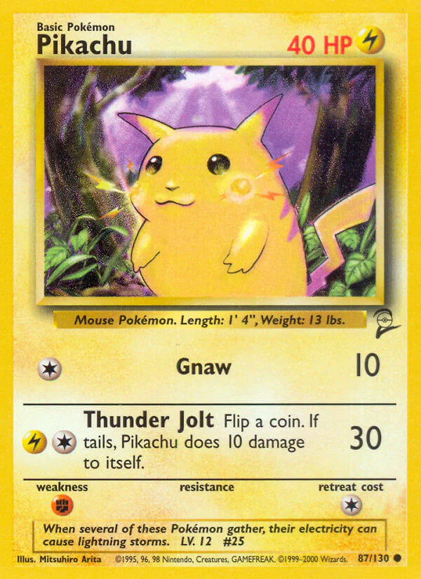 Pikachu Base Set